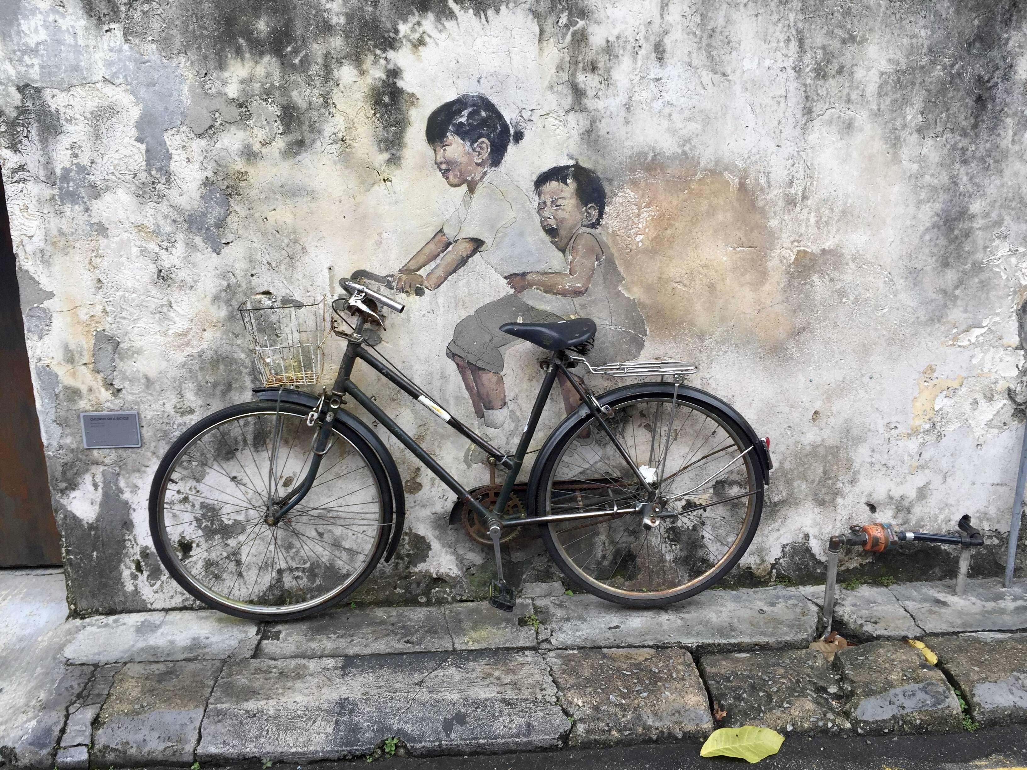 Singapore weekend getaways - street art in Penang Malaysia 