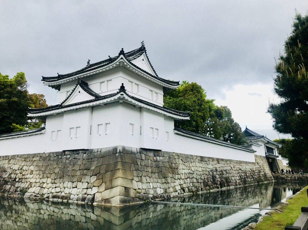 Kyoto itinerary - Nijo-jo castle moat Kyoto Japan