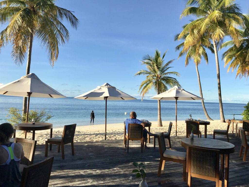Mirihi Island Resort Maldives barefoot restaurant