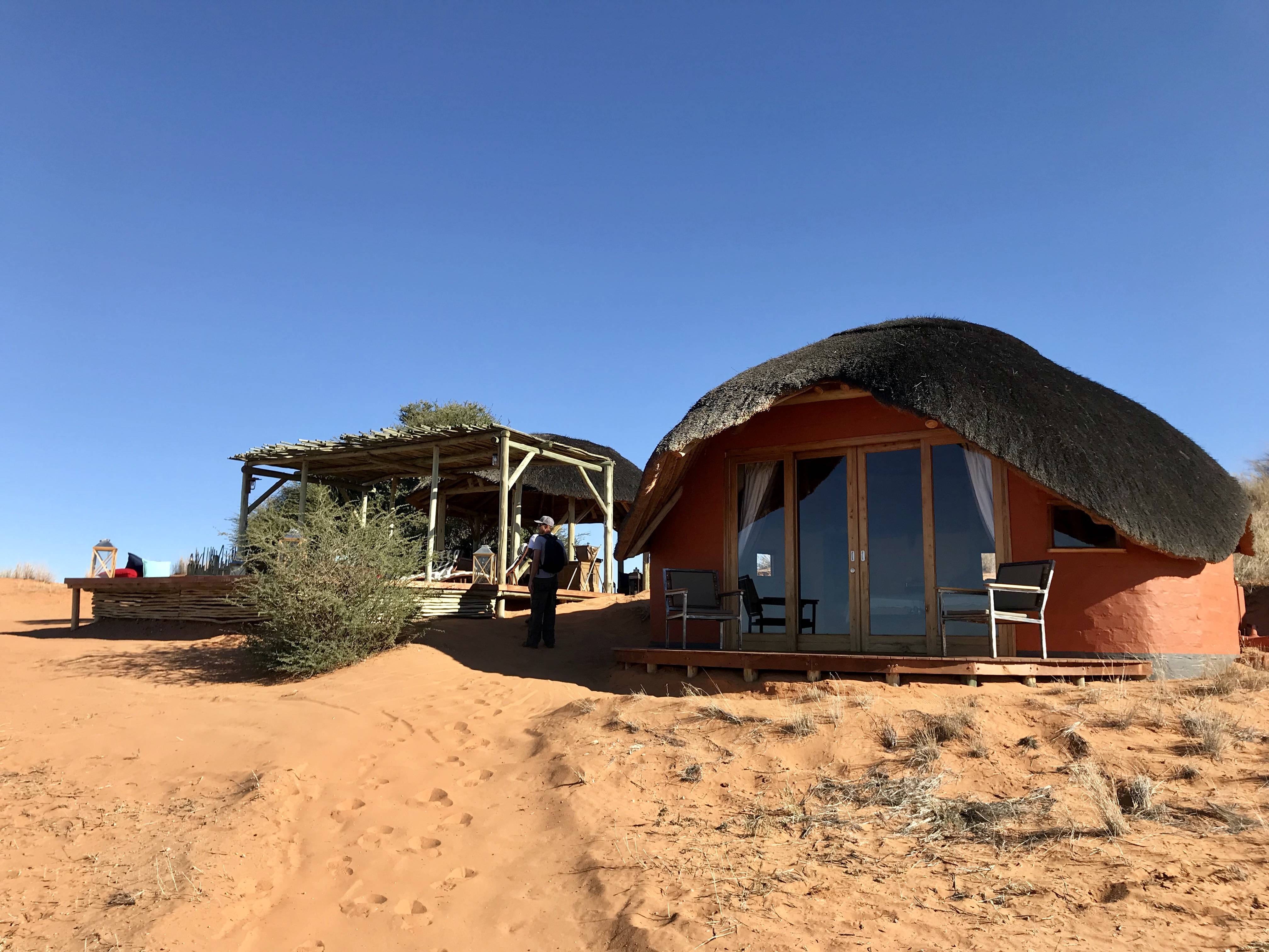 Namibia Trans Kalahari walk overnight lodge