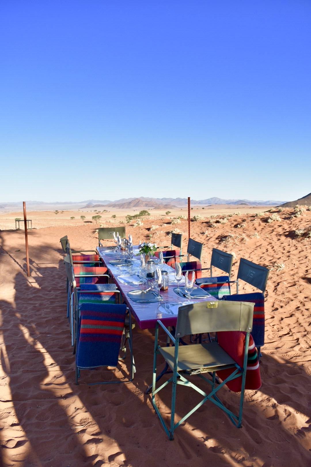 Tok Tokkie Trails Namibia dinner table