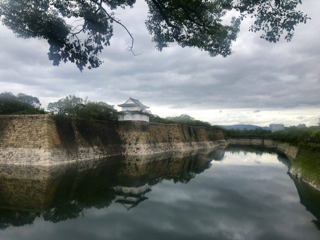 Osaka castle moat