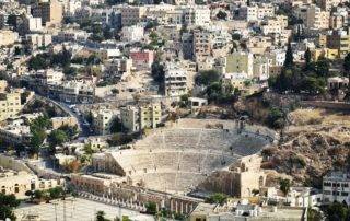 Jordan Best Places to Visit #4 - Amman Roman Theatre from Citadel