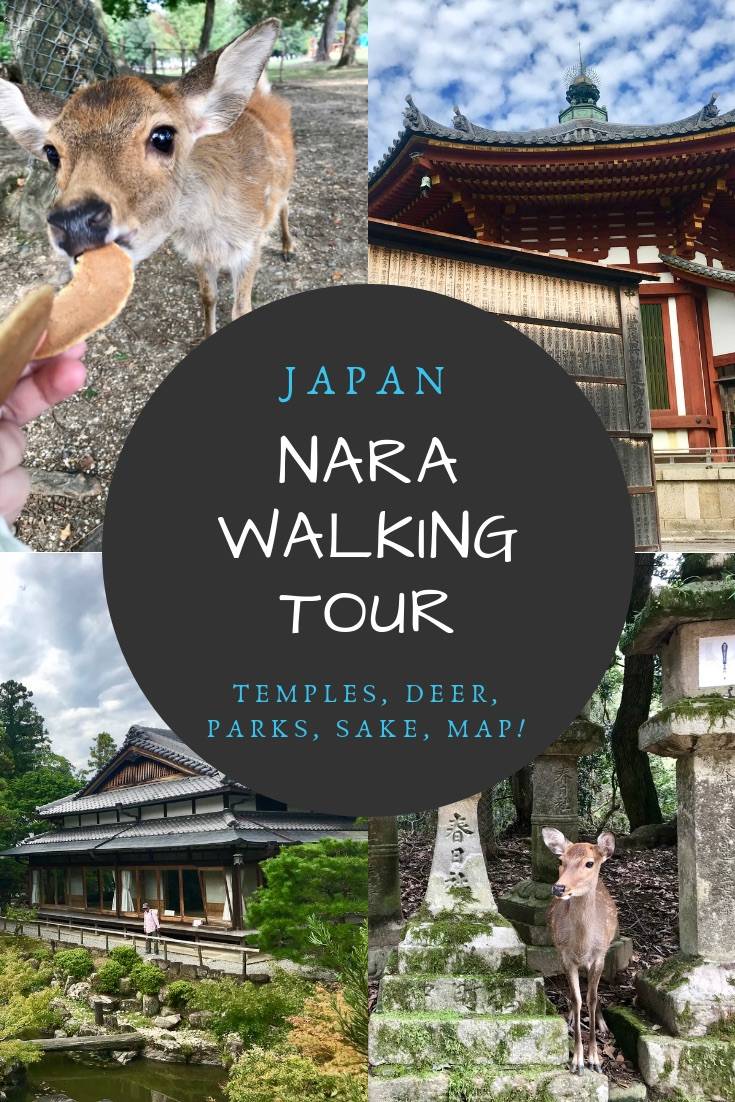Nara Walking Tour | On a day trip to Nara Japan? Follow this 1 day Nara itinerary and walking route to discover the best Nara temples and meet the cute Nara deer! Nara map and walking route included.
