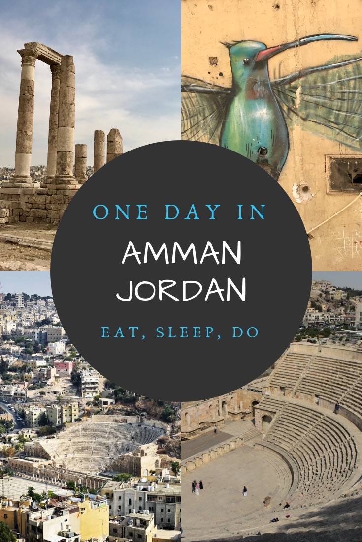 Amman Jordan | Only have one day in Amman Jordan? Follow this guide for all the best things to do in Amman, where to stay in Amman, and best Amman restaurants if you only have a one day Amman itinerary or short stopover in Amman!