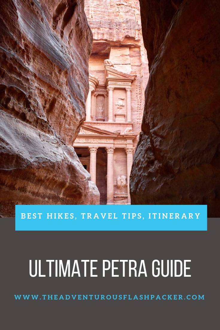 Petra Jordan | Visiting the ancient city of Petra Jordan is an absolute bucket list item. Read this Ultimate Petra Tour Guide for the best Petra temples, best Petra hikes and Petra trails, Petra map and 15 Petra travel tips to maximise your trip, including Petra accommodation. The only guide you need for visiting Petra Jordan!