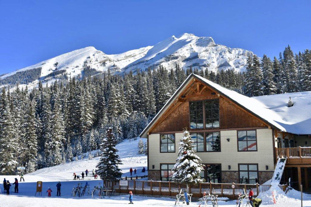 Banff in Winter + Banff Winter Activities - Ski Big 3 Norquay Ski Lodge Banff Canada