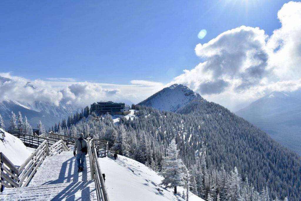 Banff Gondola in winter