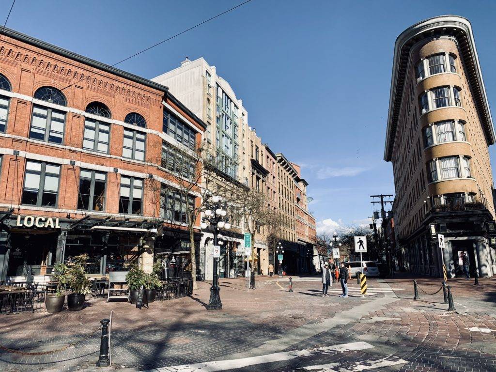 Flatiron Building in Gastown Vancouver Canada