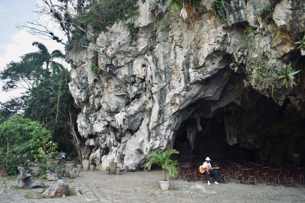 Cave bar at Palenque Los de Cimarrones Vinales Cuba