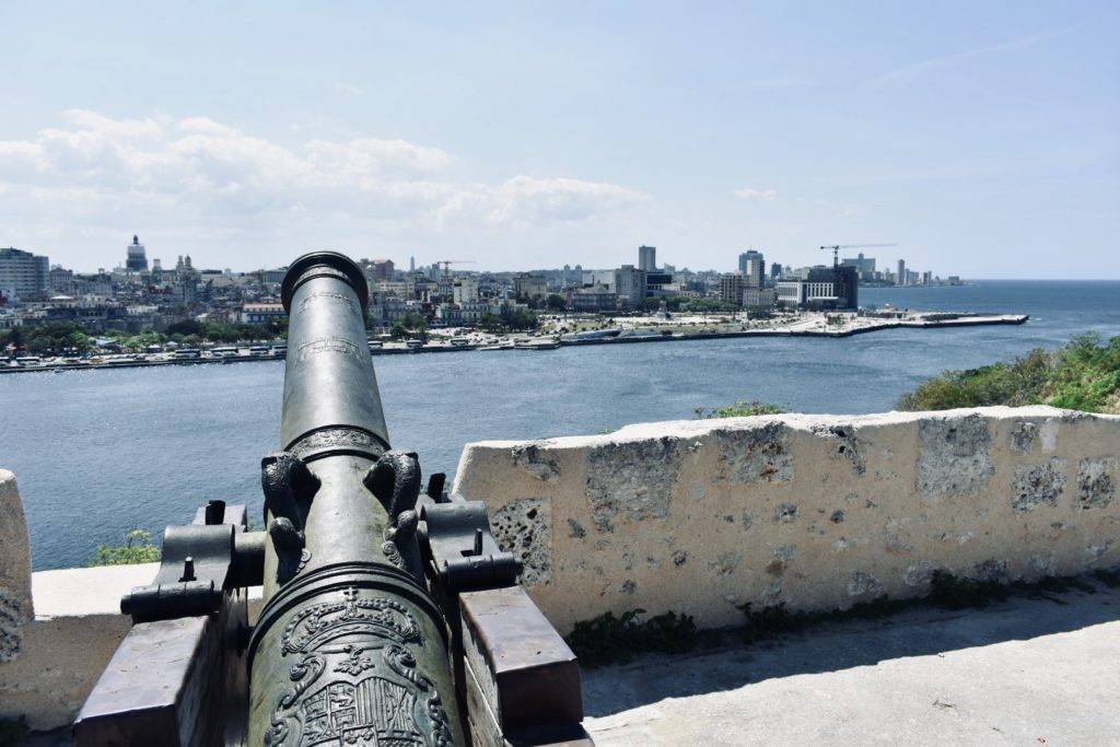 Views of Havana from Fortaleza de San Carlos de Canbana Fort Havana Cuba