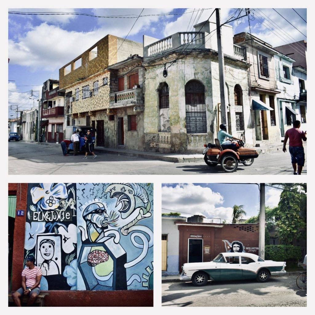Santa Clara Cuba architecture montage