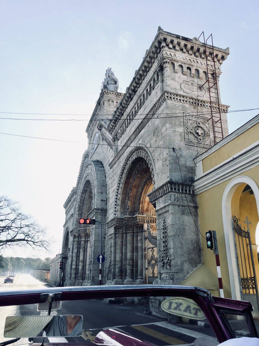 Gates of Necroplois Cristobal Colon cemetery in Vedado Havana Cuba