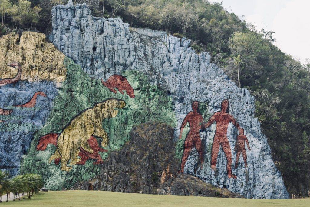 Mural de la Prehistoria Vinales Cuba