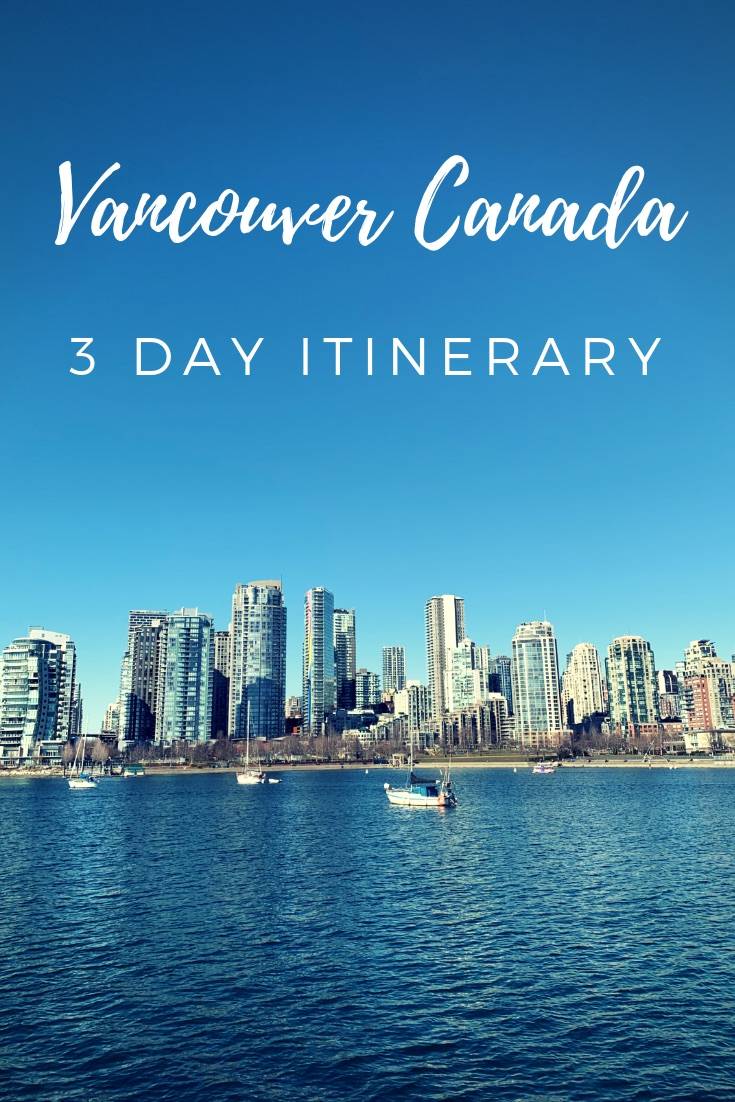 vancouver tour itinerary