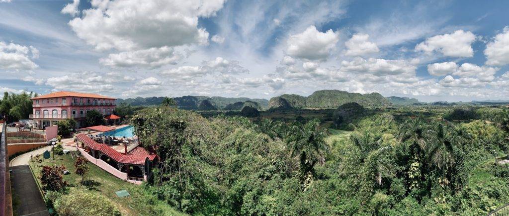 Hotel Jazmines and views over Vinales Cuba