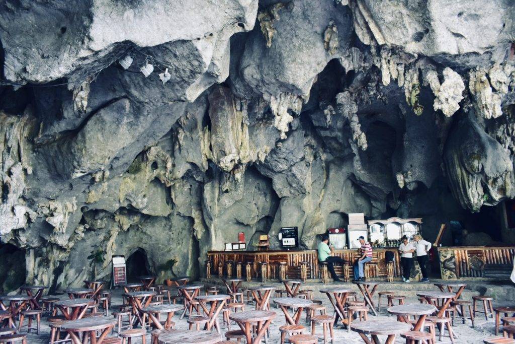 Cave bar at Palenque Los de Cimarrones Vinales Cuba