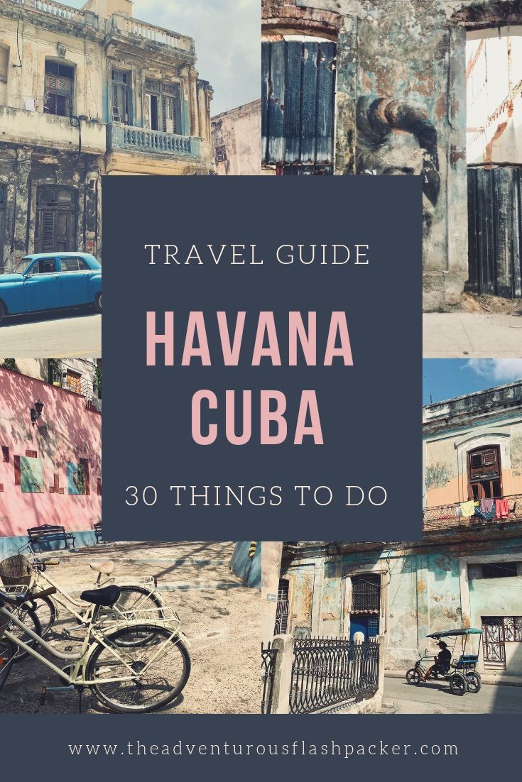 Cuba Havana | 30 best things to do in Havana Cuba. Havana Cuba things to do in Old Havana and beyond! #Cuba #havanacuba #cubatravel