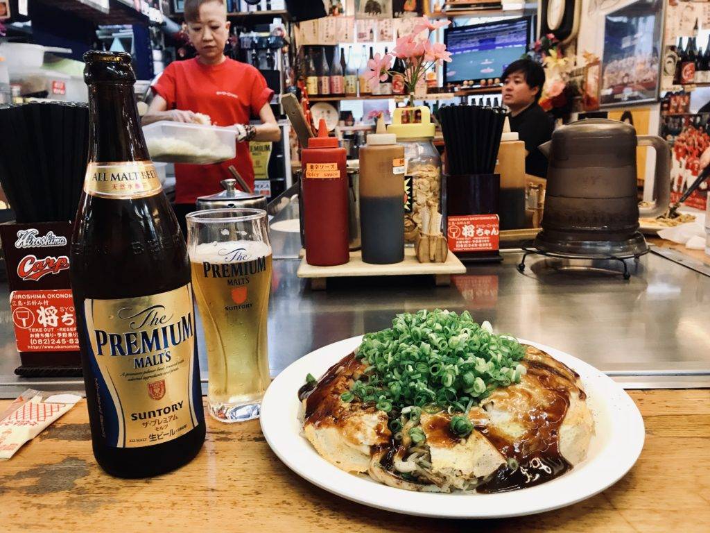 Hiroshima Okonomiyaki at Okonomimura