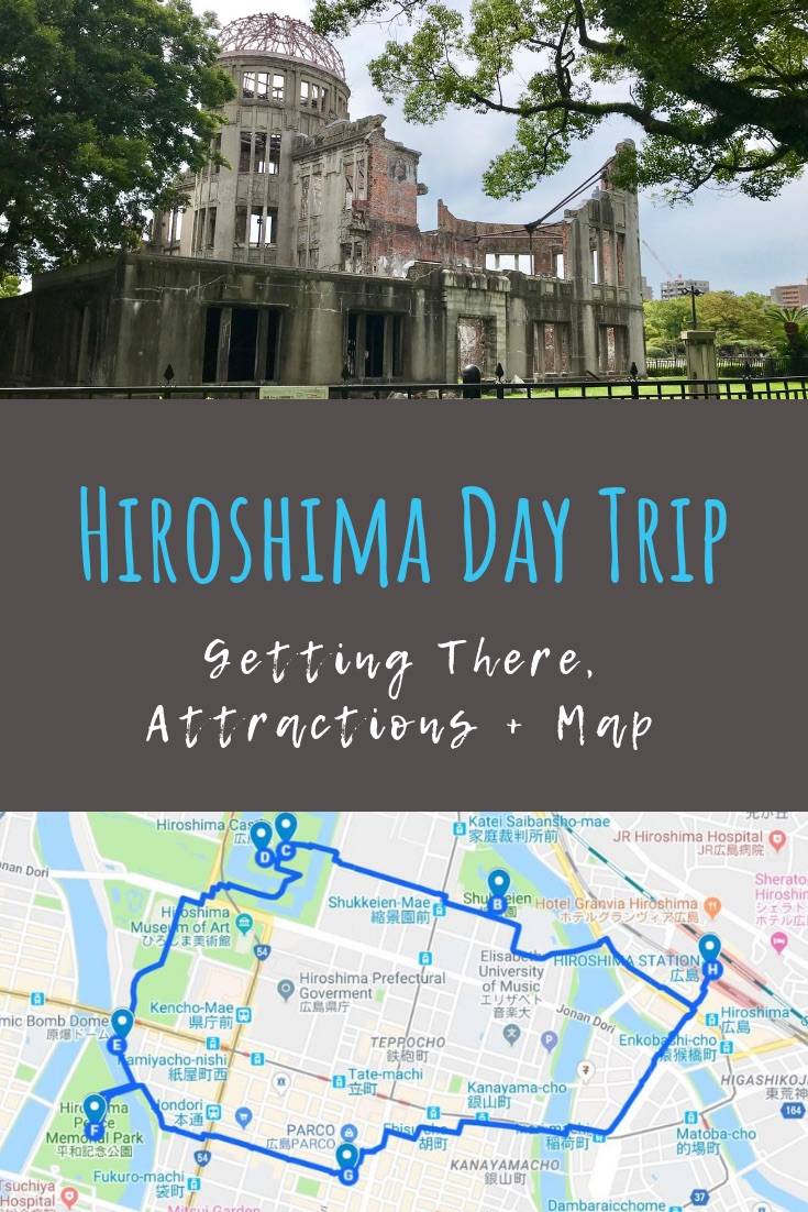 Hiroshima Walking Tour | Visit Hiroshima Japan and follow this walking route to make the most of a day trip to Hiroshima. #travel #japan