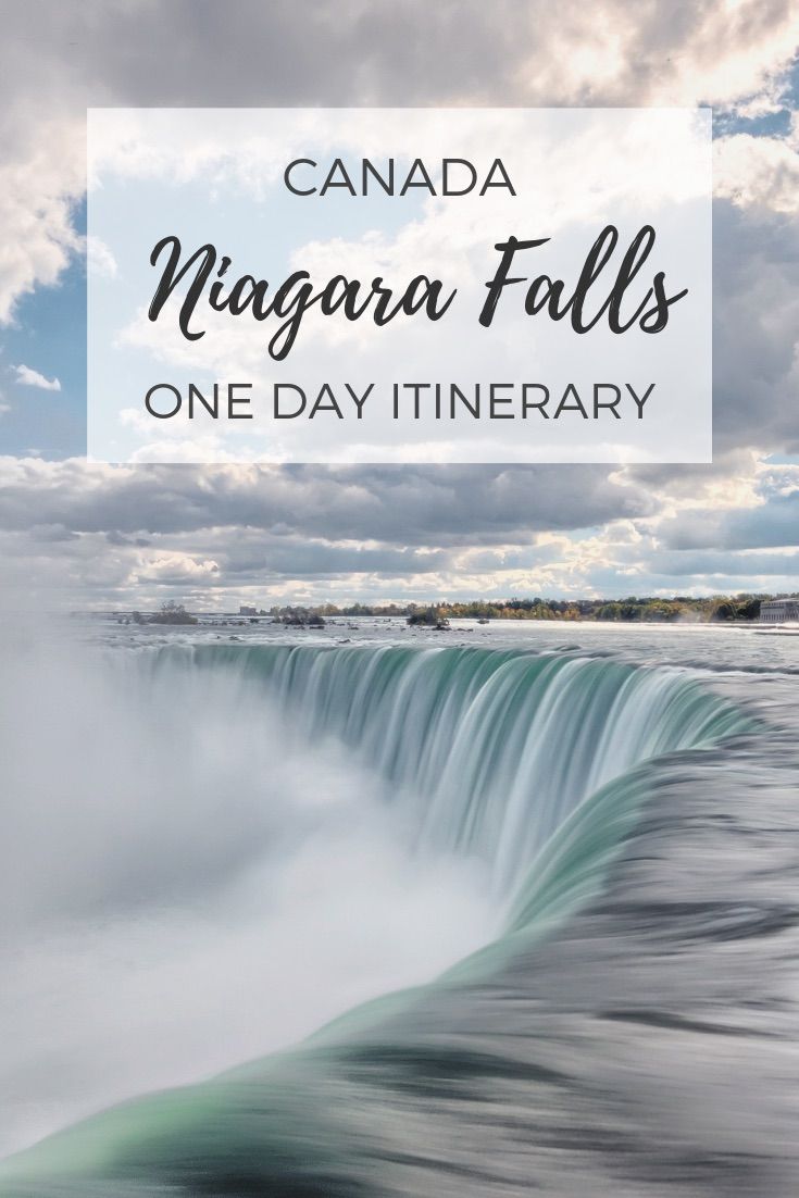 Niagara Falls Canada | Niagara Falls itinerary for your Niagara Falls day trip. Make the most of your Niagara Falls trip if you only have one day in Niagara Falls!
