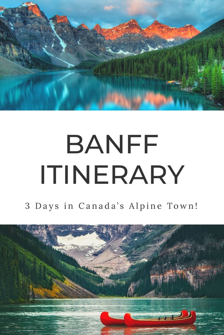 Banff Itinerary | How to spend 3 days in Banff, Canada’s most beautiful alpine town! | Banff Canada Itinerary | Banff Canada Travel | Banff National Park | Banff Canada Hikes #banffcanada #banfftravel