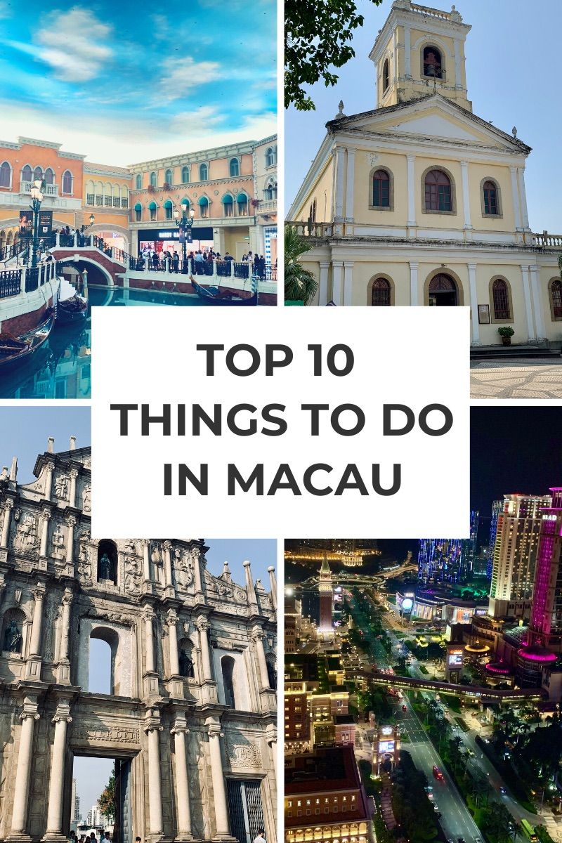 Macau China Things To Do | Visit Macao China for an intriguing mix of ultra-modern Vegas like hotels and casinos and old-world heritage buildings and even giant pandas. This Macau travel guide covers the top 10 things to do in Macau China for your very first visit to Macau! | Things to do in Macao China | Macau Attractions | Macau Architecture | Macau Panda #macaochina #macautravelguide