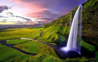 Iceland - Seljalandsfoss waterfall