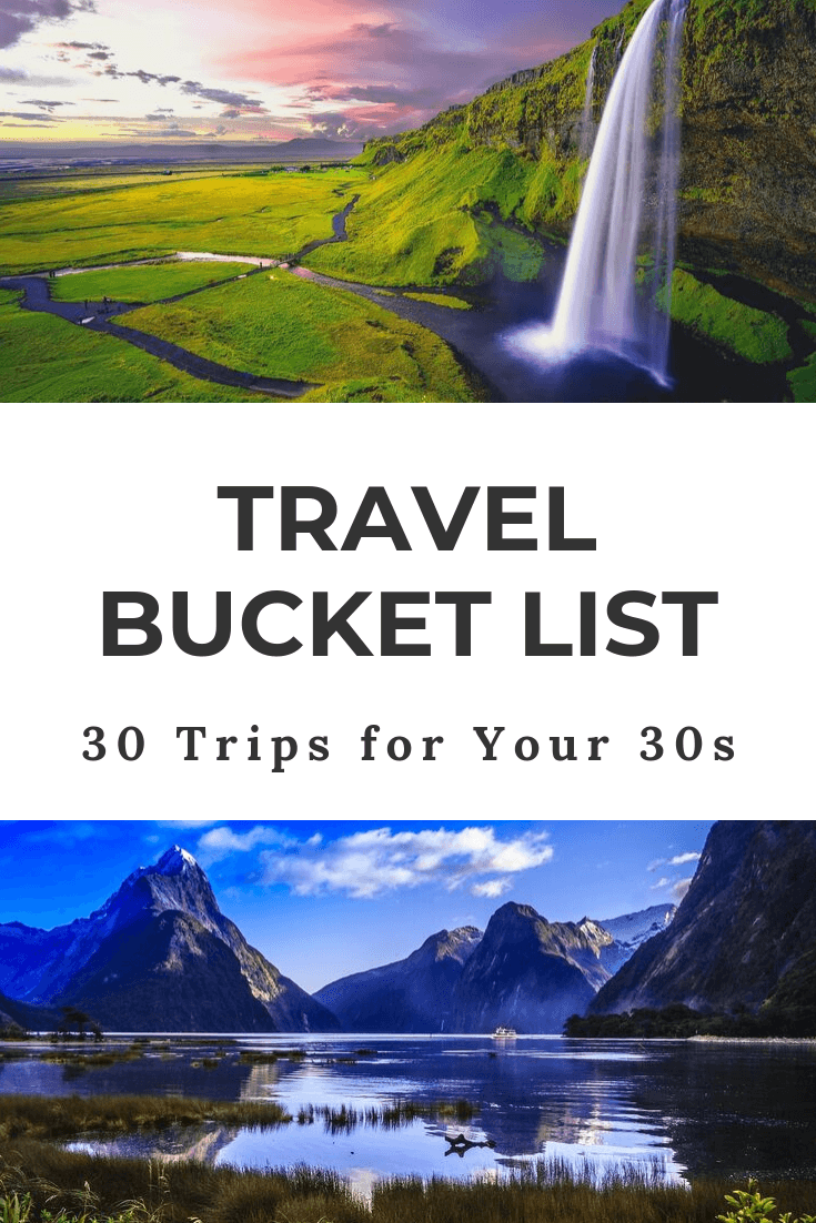 Travel Bucket List Ideas | 30 of the most beautiful travel destinations to visit during your 30s. Perfect travel destination ideas, whether you’re searching for your next incredible vacation idea or just want some armchair travel wanderlust | Travel Destinations Bucket Lists | Most Incredible Places in the World #placestotravel #bucketlistideas