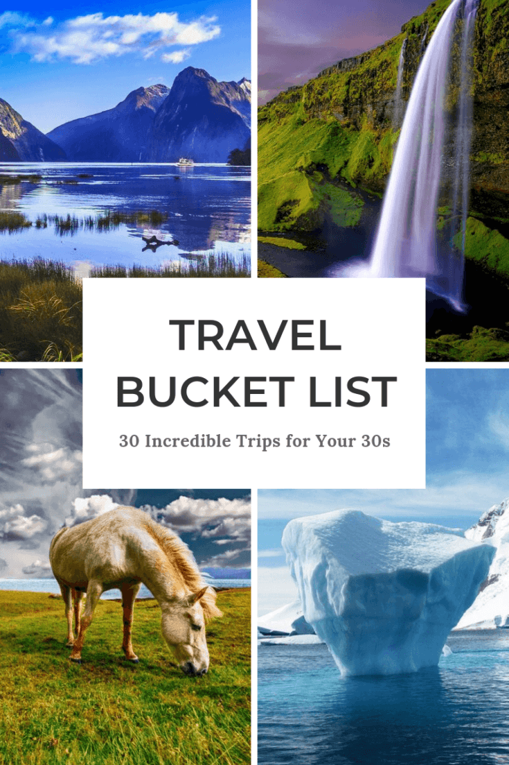 Bucket List Travel Destinations | 30 incredible travel bucket list trips to take during your 30s. Visit the world’s most beautiful places, explore ancient civilisations and treat yourself to a bit of luxury! | Beautiful Places to Travel | Travel Bucketlist Wanderlust #bucketlist #travelbucketlist #beautifulplaces