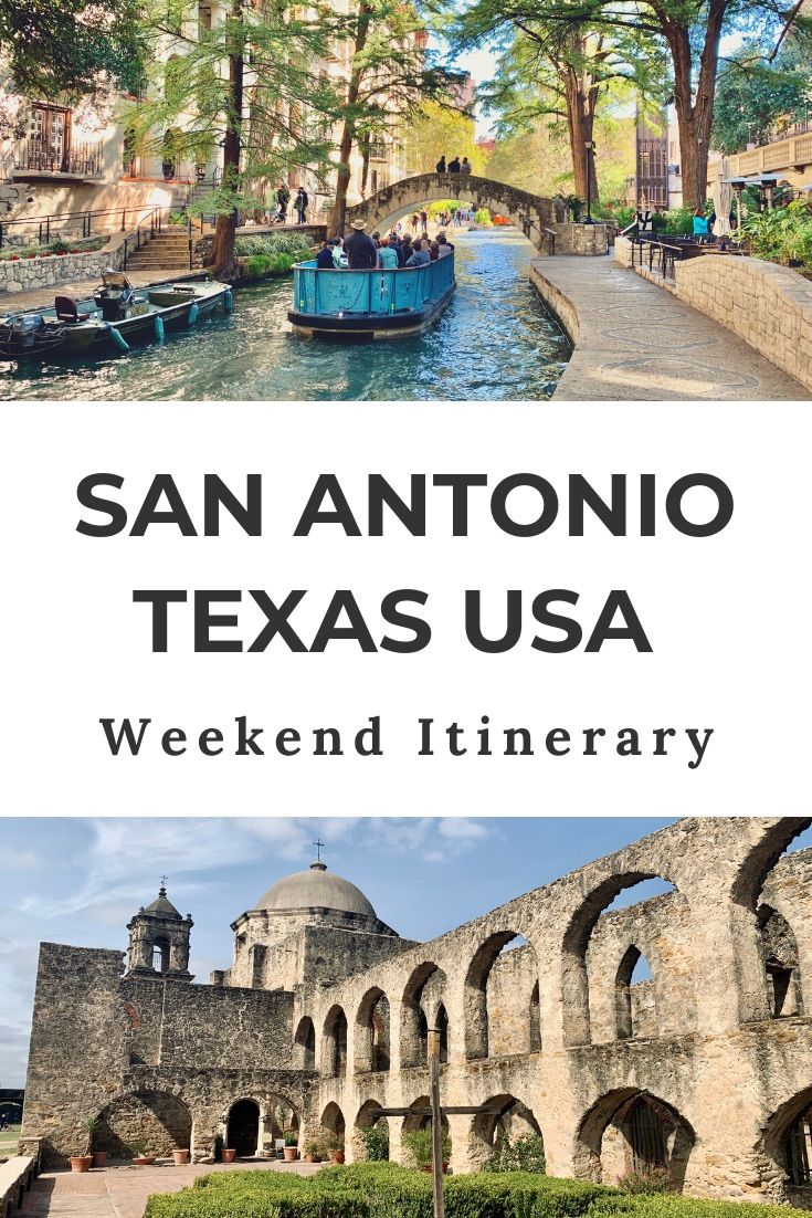 San Antonio Texas Travel: San Antonio itinerary to make the most of your first weekend in San Antonio Texas! Visit the San Antonio Riverwalk, missions, Alamo, historic district and more! #sanantoniotexas #sanantoniotravel