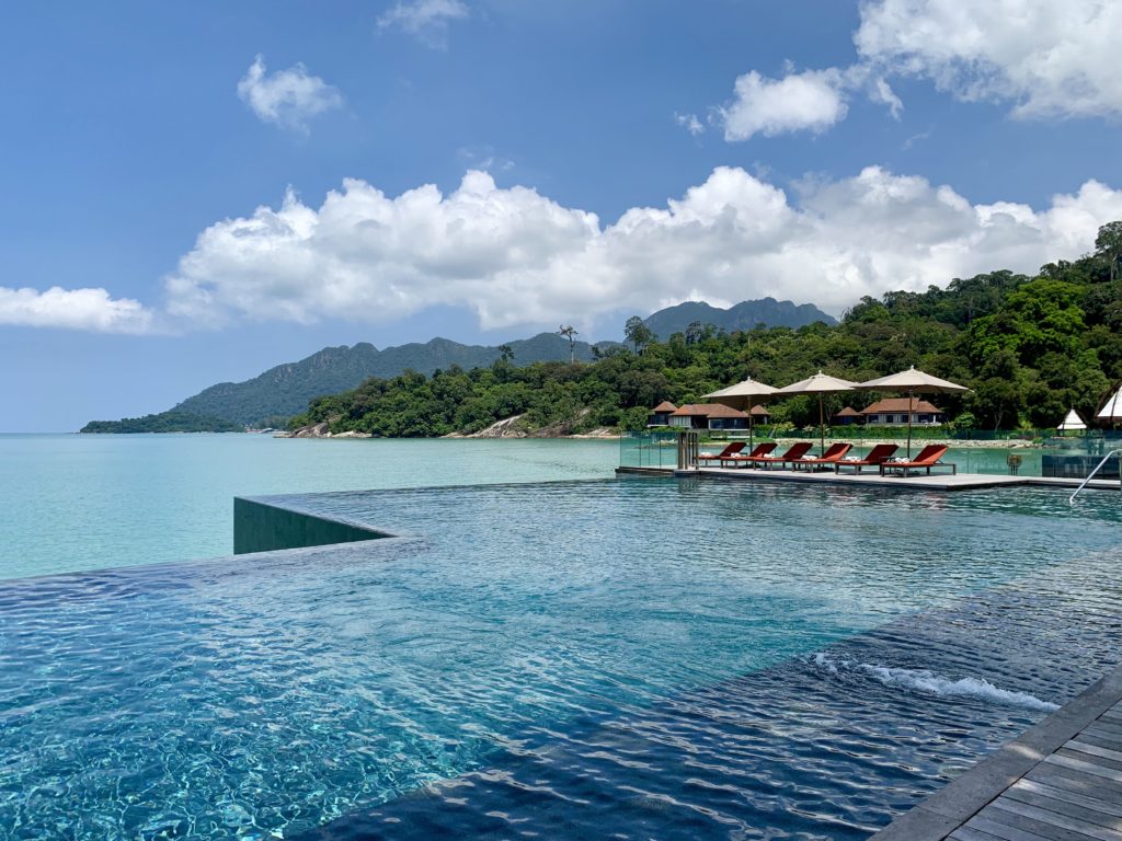 Ritz Carlton Infinity Pool Langkawi Malaysia - Weekend Getaway from Singapore