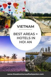 Best Hotels in Hoi An: Discover where to stay in Hoi An Vietnam, from the gorgeous Old Town to the beautiful beaches. Includes Hoi An hotel recommendations for budget, mid-range and luxury travelers | Hoi An Vietnam Hotels #hoianhotels #wheretostayinhoian #hoianvietnam