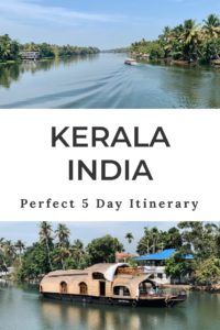 Kerala India Travel Itinerary: Visit Kerala India and discover why this beautiful state is known as ‘God’s own country’. With just 5 days in Kerala you can visit some of the best places to travel in Kerala including the Kerala backwaters, Fort Kochi and the plantations | Kerala Beautiful Places To Visit | Kerala Travel Bucket Lists #keralaindia #keralatravel #keralaitinerary
