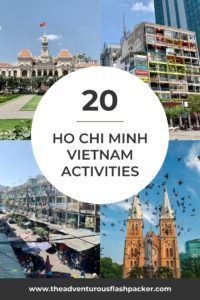 Ho Chi Minh Things to Do: This Ho Chi Minh Vietnam travel guide includes the top 20 Saigon attractions, from the harrowing war museums to the underground Cu Chi tunnels, from the gorgeous colonial architecture to the intoxicating street food. Discover beautiful Saigon Vietnam today! #saigontravel #hochiminhthingstodo