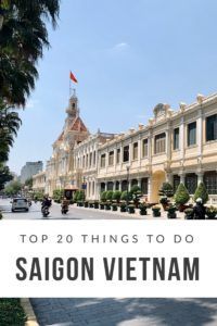 Saigon Travel Guide: Saigon (or Ho Chi Minh) is Vietnam’s vibrant and chaotic capital city. This guide covers the top 20 things to to in Ho Chi Minh to make the most of your visit, including the best Ho Chi Minh attractions and Ho Chi Minh day trips. #saigonvietnamtravel #hochiminhtravel