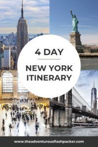 New York Itinerary 4 Days | This NYC itinerary and travel guide includes a step-by-step guide for how to spend 4 days in New York City. Visit New York’s most iconic sites like Central Park, the Statue of Liberty and Times Square, and explore NYC’s vibrant and trendy neighbourhoods! | NYC 4 day itinerary #newyorkitinerary #newyorktravel #nyctravelguide