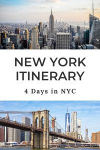 4 Days in New York City | This New York travel guide is perfect for your first visit to New York City, as it includes all the most iconic NYC activities in just a few days! New York Itinerary | NYC Itinerary #nycitinerary #newyorktravel #newyorkcity
