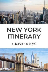 4 Days in New York City | This New York travel guide is perfect for your first visit to New York City, as it includes all the most iconic NYC activities in just a few days! New York Itinerary | NYC Itinerary #nycitinerary #newyorktravel #newyorkcity