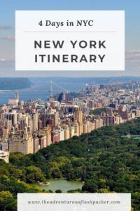 NYC 4 Day Itinerary | Only have 4 days in New York City? Follow this New York 4 day itinerary to make the most of a few days in the city that never sleeps! | NYC travel guide #nycitinerary #newyorktravelguide
