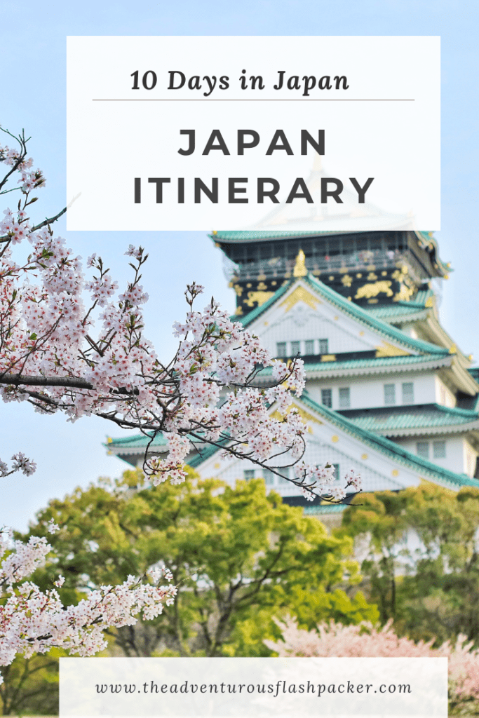 Japan 10 Day Itinerary | Japan travel guide for 10 days in Japan, including the bright lights of Tokyo, gorgeous temples of Kyoto and Nara, somber history of Hiroshima, and chaos of Osaka #japantravel